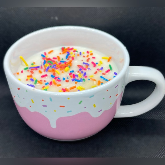 Hand Crafted Other - Vanilla Cupcake Mug Candle Handmade